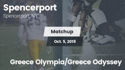 Matchup: Spencerport High Sch vs. Greece Olympia/Greece Odyssey 2019