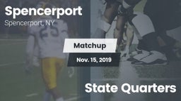 Matchup: Spencerport High Sch vs. State Quarters 2019