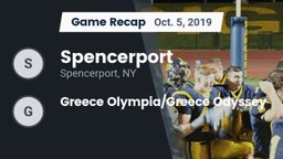 Recap: Spencerport  vs. Greece Olympia/Greece Odyssey 2019