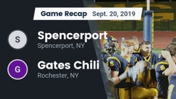 Recap: Spencerport  vs. Gates Chili  2019