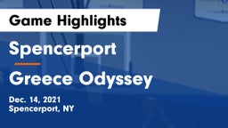 Spencerport  vs Greece Odyssey  Game Highlights - Dec. 14, 2021