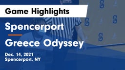 Spencerport  vs Greece Odyssey  Game Highlights - Dec. 14, 2021