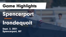 Spencerport  vs  Irondequoit  Game Highlights - Sept. 2, 2021