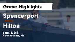 Spencerport  vs Hilton  Game Highlights - Sept. 8, 2021