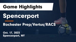 Spencerport  vs Rochester Prep/Vertus/RACS Game Highlights - Oct. 17, 2023