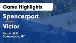 Spencerport  vs Victor Game Highlights - Oct. 6, 2022