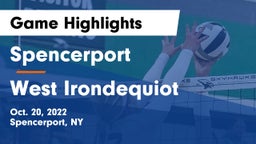 Spencerport  vs West Irondequiot Game Highlights - Oct. 20, 2022