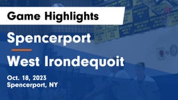 Spencerport  vs West Irondequoit Game Highlights - Oct. 18, 2023