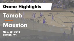 Tomah  vs Mauston Game Highlights - Nov. 30, 2018