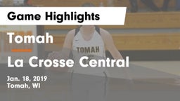 Tomah  vs La Crosse Central  Game Highlights - Jan. 18, 2019