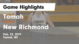 Tomah  vs New Richmond  Game Highlights - Feb. 22, 2019