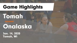 Tomah  vs Onalaska  Game Highlights - Jan. 14, 2020