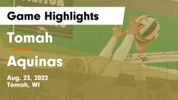 Tomah  vs Aquinas  Game Highlights - Aug. 23, 2022