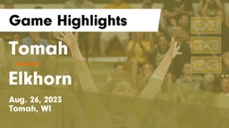 Tomah  vs Elkhorn Game Highlights - Aug. 26, 2023