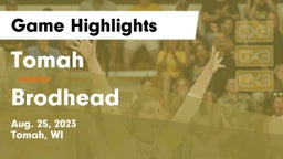 Tomah  vs Brodhead Game Highlights - Aug. 25, 2023