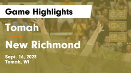 Tomah  vs New Richmond  Game Highlights - Sept. 16, 2023