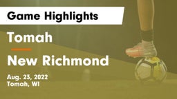 Tomah  vs New Richmond  Game Highlights - Aug. 23, 2022
