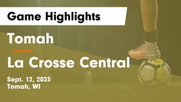 Tomah  vs La Crosse Central  Game Highlights - Sept. 12, 2023