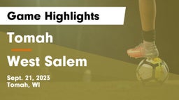 Tomah  vs West Salem  Game Highlights - Sept. 21, 2023
