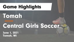Tomah  vs Central Girls Soccer Game Highlights - June 1, 2021