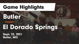 Butler  vs El Dorado Springs  Game Highlights - Sept. 22, 2021