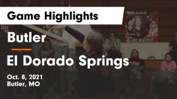 Butler  vs El Dorado Springs  Game Highlights - Oct. 8, 2021