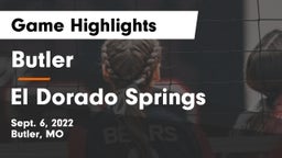 Butler  vs El Dorado Springs  Game Highlights - Sept. 6, 2022