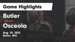 Butler  vs Osceola  Game Highlights - Aug. 29, 2022