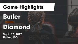 Butler  vs Diamond Game Highlights - Sept. 17, 2022