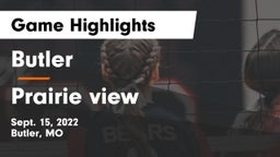 Butler  vs Prairie view Game Highlights - Sept. 15, 2022