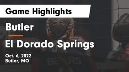 Butler  vs El Dorado Springs Game Highlights - Oct. 6, 2022