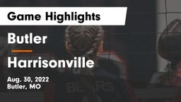Butler  vs Harrisonville  Game Highlights - Aug. 30, 2022