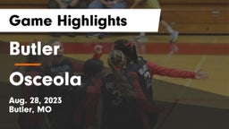 Butler  vs Osceola  Game Highlights - Aug. 28, 2023
