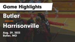 Butler  vs Harrisonville  Game Highlights - Aug. 29, 2023