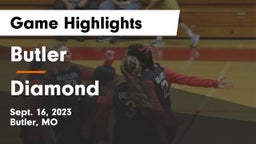 Butler  vs Diamond  Game Highlights - Sept. 16, 2023