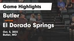 Butler  vs El Dorado Springs  Game Highlights - Oct. 5, 2023