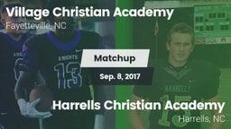 Matchup: Village Christian Ac vs. Harrells Christian Academy  2017
