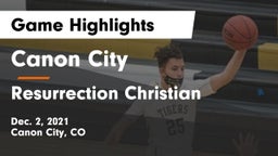 Canon City  vs Resurrection Christian Game Highlights - Dec. 2, 2021