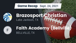 Recap: Brazosport Christian  vs. Faith Academy  (Bellville) 2021