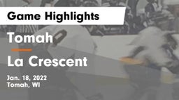 Tomah  vs La Crescent  Game Highlights - Jan. 18, 2022