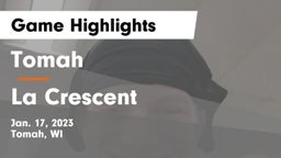 Tomah  vs La Crescent  Game Highlights - Jan. 17, 2023