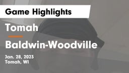 Tomah  vs Baldwin-Woodville  Game Highlights - Jan. 28, 2023