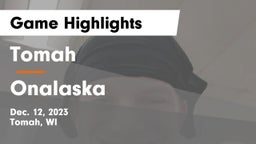 Tomah  vs Onalaska  Game Highlights - Dec. 12, 2023