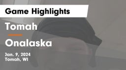 Tomah  vs Onalaska  Game Highlights - Jan. 9, 2024