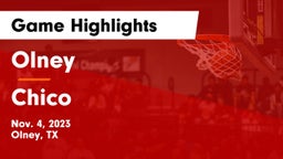 Olney  vs Chico  Game Highlights - Nov. 4, 2023