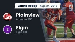 Recap: Plainview  vs. Elgin  2018