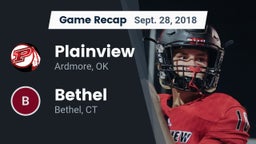 Recap: Plainview  vs. Bethel  2018