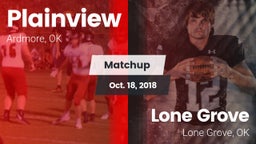 Matchup: Plainview High vs. Lone Grove  2018