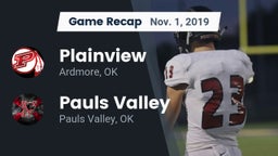 Recap: Plainview  vs. Pauls Valley  2019