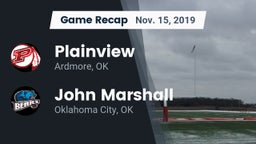 Recap: Plainview  vs. John Marshall  2019